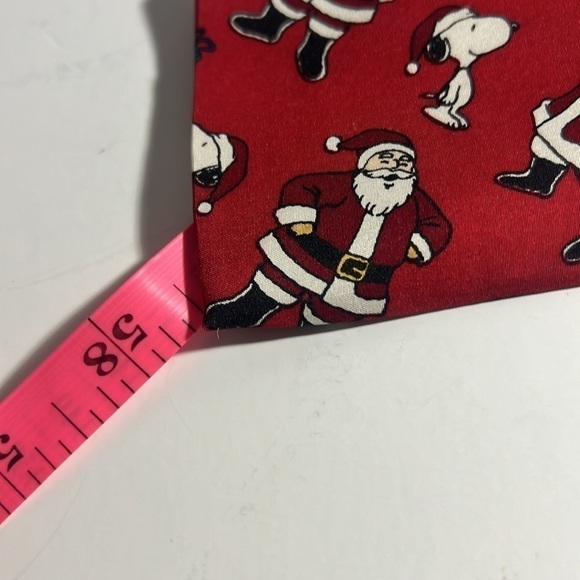Tie Peanuts Snoopy and Santa holiday tie - Picture 8 of 10